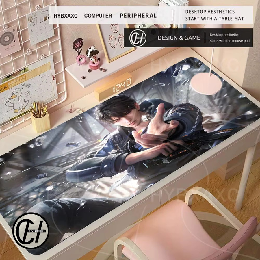 Mauspad Love and Deepspace Caleb Anime Gaming Mousepad für PC und Laptop in Braun und Multicolour - Bild 2