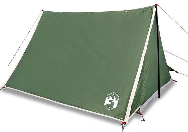 Furnicato Campingzelt Wanderzelt Grün B/T/H: 214 x 125 x 161 cm - Bild 1
