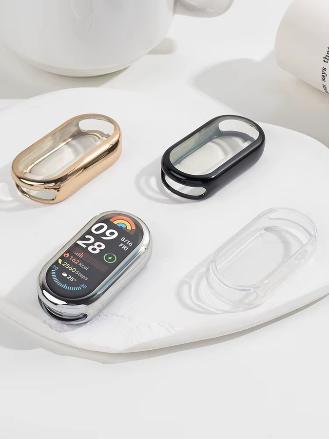 Xiaomi Hülle und Riemen für Mi Band 10/9, Kunststoff, Gold, Unisex - Bild 1