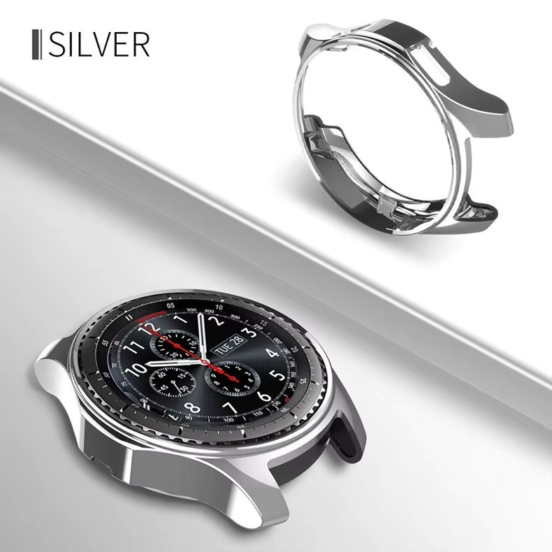 Samsung Schutzhülle für Galaxy Gear S3 Frontier, Kunststoff, Silber - Bild 3