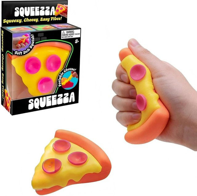 Needoh Dippin Dazzler, Pizza-förmiges Weiches Quetschspielzeug, Mini Sensorisches Stressabbau-Fidget-Geschenk - Bild 1