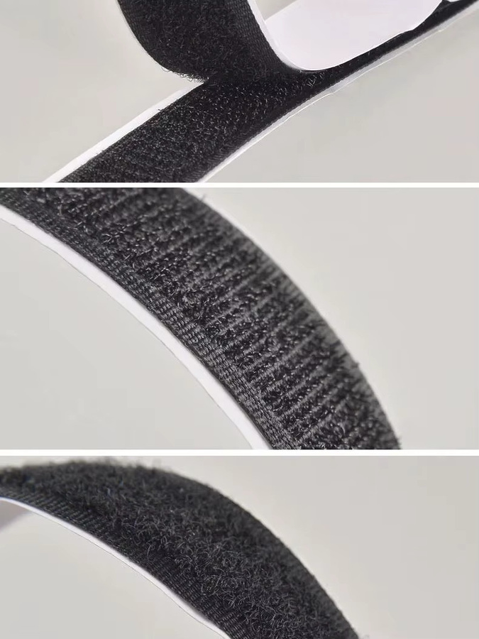 Selbstklebendes Klettband in Schwarz, doppelseitig, 5 m Länge - Bild 6
