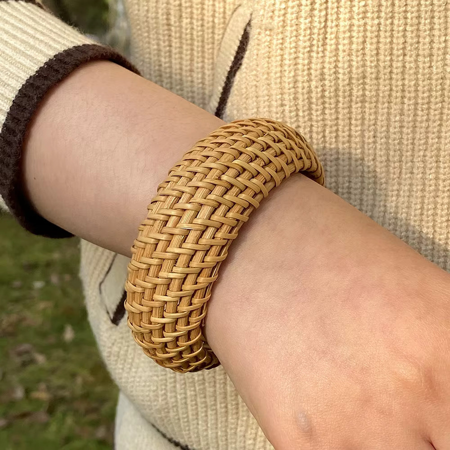 Amorcome Armbänder, Rattan, Damen - Bild 2