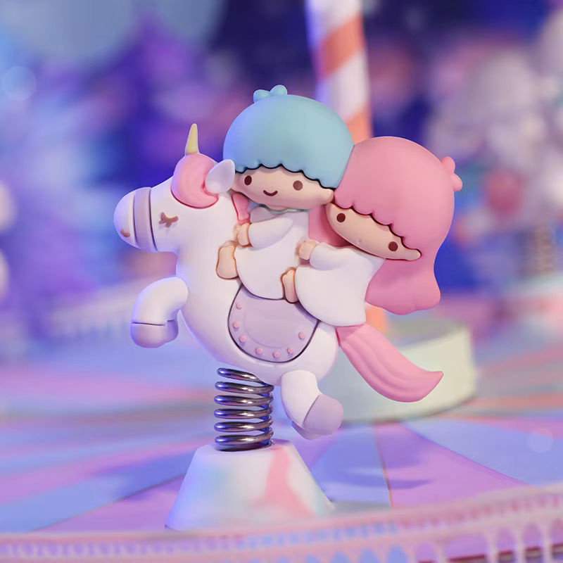 Sanrio Kawaii Anime Figuren Set mit Kuromi, Cinnamoroll, Pompompurin, Hello Kitty und My Melody, mehrfarbig, Kunststoff-Spielzeug für Kinder - Bild 2