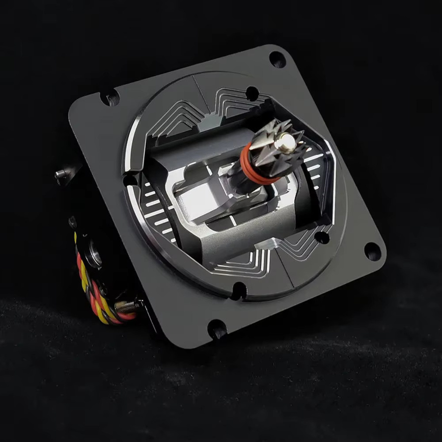 RadioMaster AG01 Voll CNC-Drosselklappe mit selbstzentrierendem Hall-Gimbal in Schwarz für TX16S und Zerro Radio Sender-Fernbedienungen - Bild 2