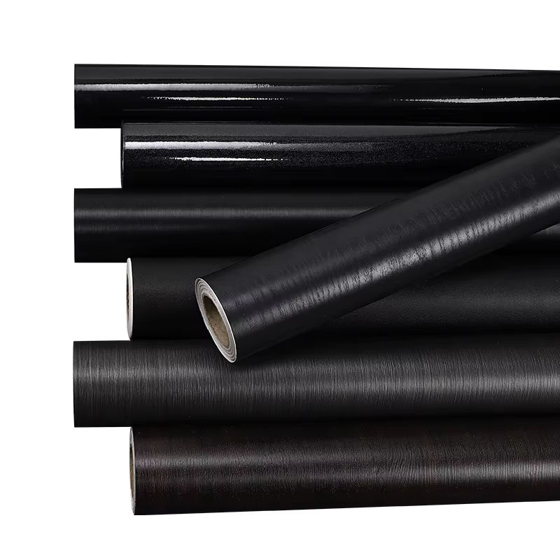 YUNPOINT Selbstklebende Renovierungsfolie in Schwarz mit Mosaik-Design, wasserdicht und ölbeständig für Küche, Möbel und Tischplatten - Bild 2