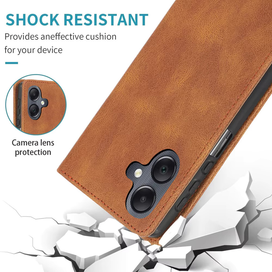 Leder Flip Case für Samsung Galaxy A06 A07 A14 A15 A16 A17 A35 A36 A55 A56 A71 A72 4G 5G mit Kartenfächern in Blau - Bild 2