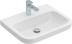 Villeroy & Boch Waschtisch Architectura aus Keramik, weiß, B/T: 60 x 47 cm, 1 Hahnloch, ohne Überlauf - Bild 1