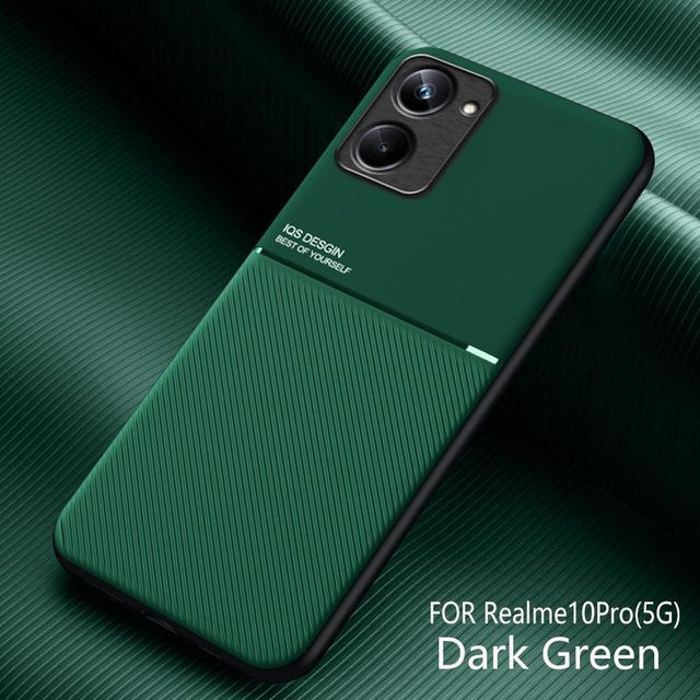 Magnetische Handyhülle für Realme 10 Pro Plus mit weichem Rahmen - Bild 1