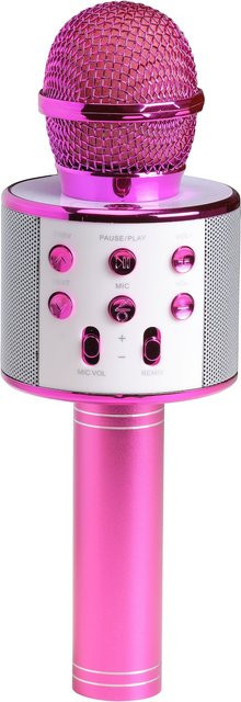 Denver KMS-20 Bluetooth Mikrofon mit integriertem Lautsprecher in Pink - Bild 1