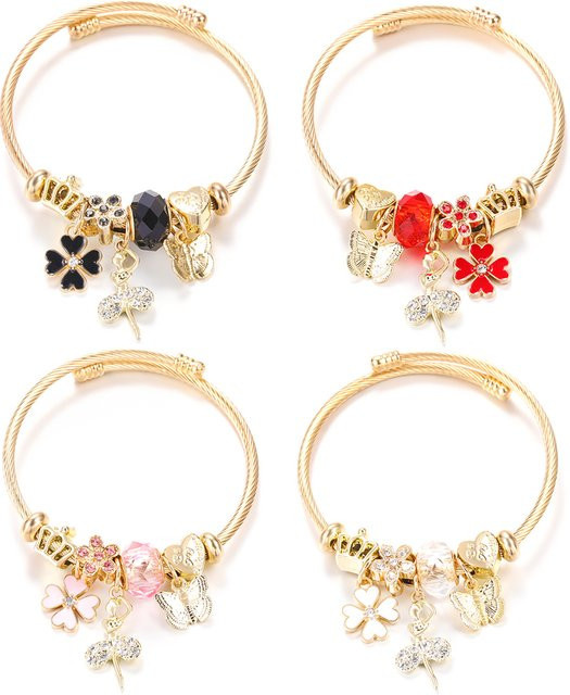 MODKISR Armband, Edelstahl, Gold, Perle, Damen - Bild 1