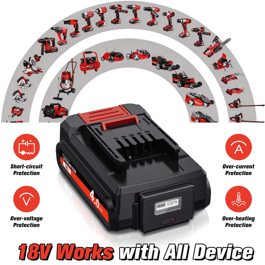 Einhell Akku EIN18C2 18V Power X-change 4000mAh Schwarz - Bild 4