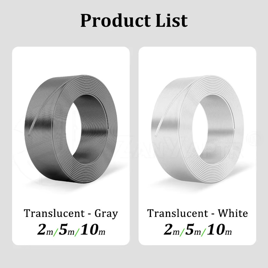 ZANYAPTR Sternförmiges PTFE-Rohr für Bambulab und Creality Drucker, hitzebeständig und ultraglatt, Durchmesser: 1,75 mm - Bild 3