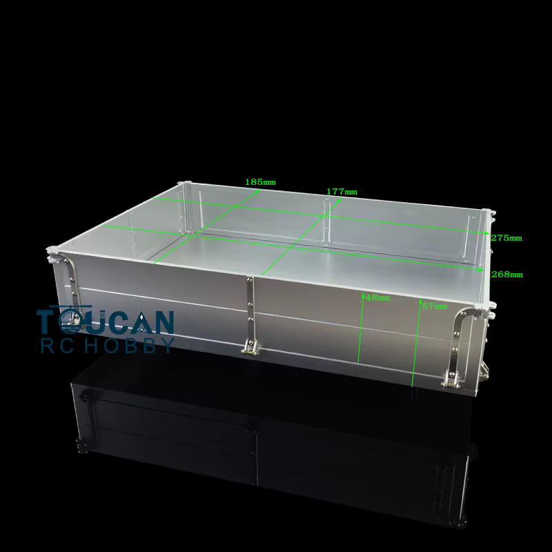 LESU Metall Auto Eimer Cargo Box, 1:14, Zubehör, Grau, ab 14 Jahren - Bild 2