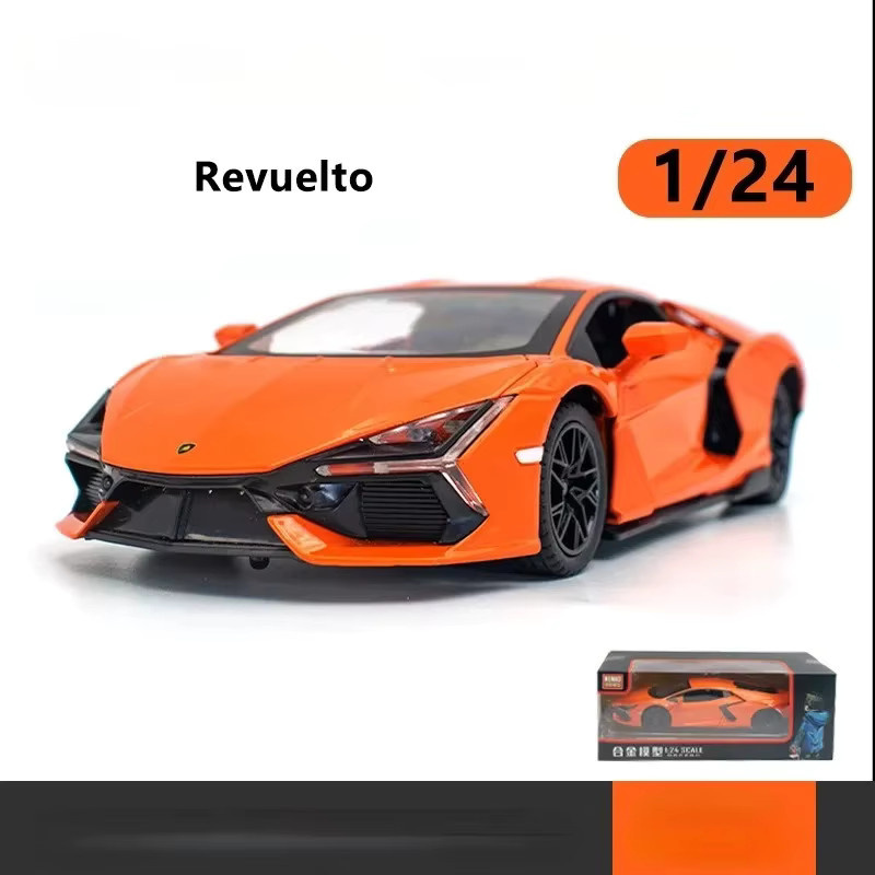 WELLY Lamborghini Revuelto Automodell 1:24 Legierung Orange - Bild 2