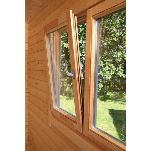 Wolff Finnhaus Gartenhaus Odenwald aus Holz in Beige, B/H/T: 840 x 398 x 875 cm - Bild 2