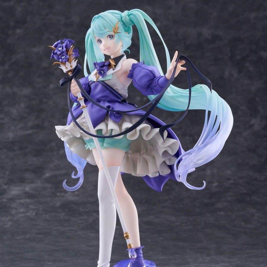 Yiran toy 1 Hatsune Miku Geburtstagsprinzessin Blumenkleid Figur 22cm - Bild 2