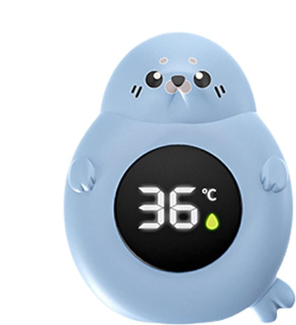 Digitaler Baby Bad Temperatur Monitor mit LED-Anzeige und verbesserter Wasserdichtigkeit in Blau - Bild 1