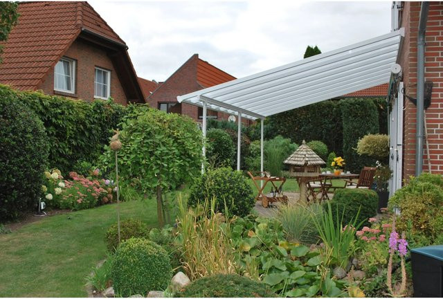 Palram Canopia Feria Terrassenüberdachung Weiß B: 606 cm, T: 387 cm, H: 260 cm - Bild 1