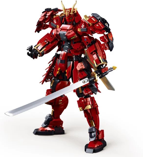 Awesome 9 Mecha Division Kafei Samurai, Bausteine, Modellierung - Bild 1