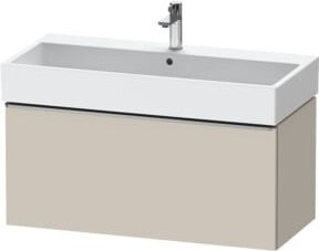 Duravit Waschtischunterschrank D-Neo beige matt, wandhängend, B: 98,4 cm, T: 44,2 cm, H: 44,0 cm - Bild 1
