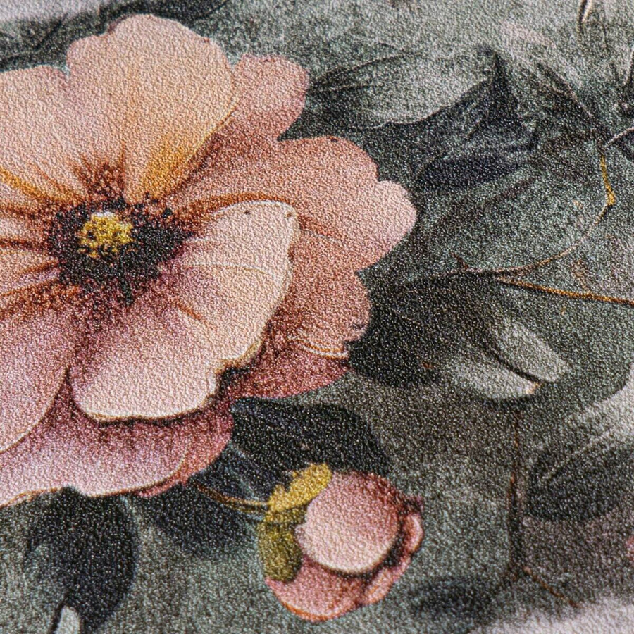 A.S.Creation Selbstklebende Blumenbordüre in Grau Rosa Pink, H x B x T: 10 x 500 x 6,8 cm - Bild 5