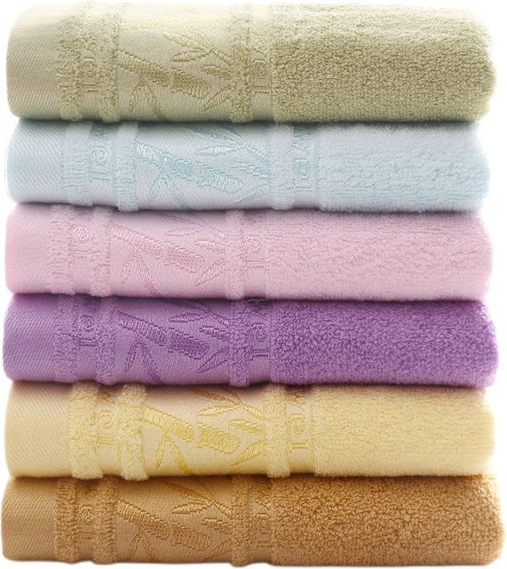 Inyahome Handtuchset aus Bambusfaser für Badezimmer und Spa, Set bestehend aus Handtüchern und Waschlappen, Unisex - Bild 1