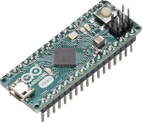 Arduino A000053 Micro Board mit ATMega32 Core und USB-C Anschluss in Grün - Bild 1