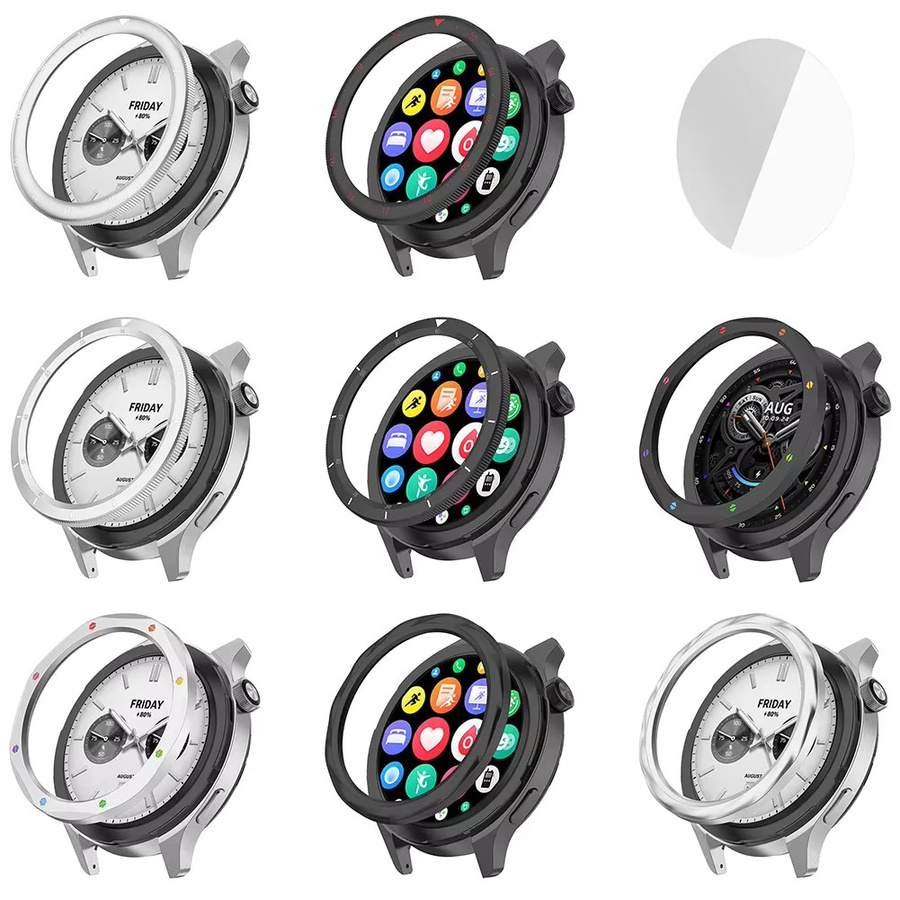 Xiaomi Uhrenzubehör Lünette, Silber, für Xiaomi Uhr S4/S3 ESIM - Bild 4