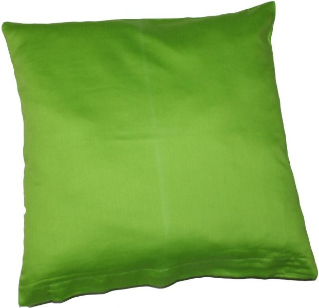 Kinzler Kissenhüllen aus Baumwoll-Satin in Grün, 2 Stück, B/T: 40 x 40 cm - Bild 1