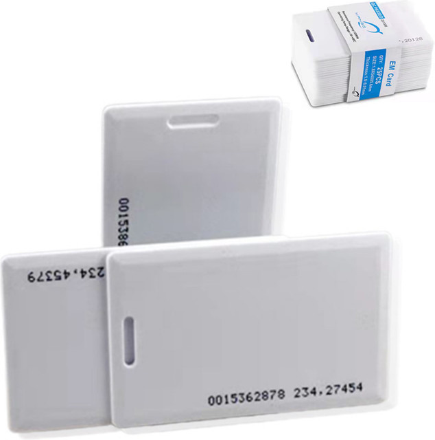 Anruhoo RFID Access ID Token TK4100 Smart Chip Karte 125kHz in Weiß - Bild 1