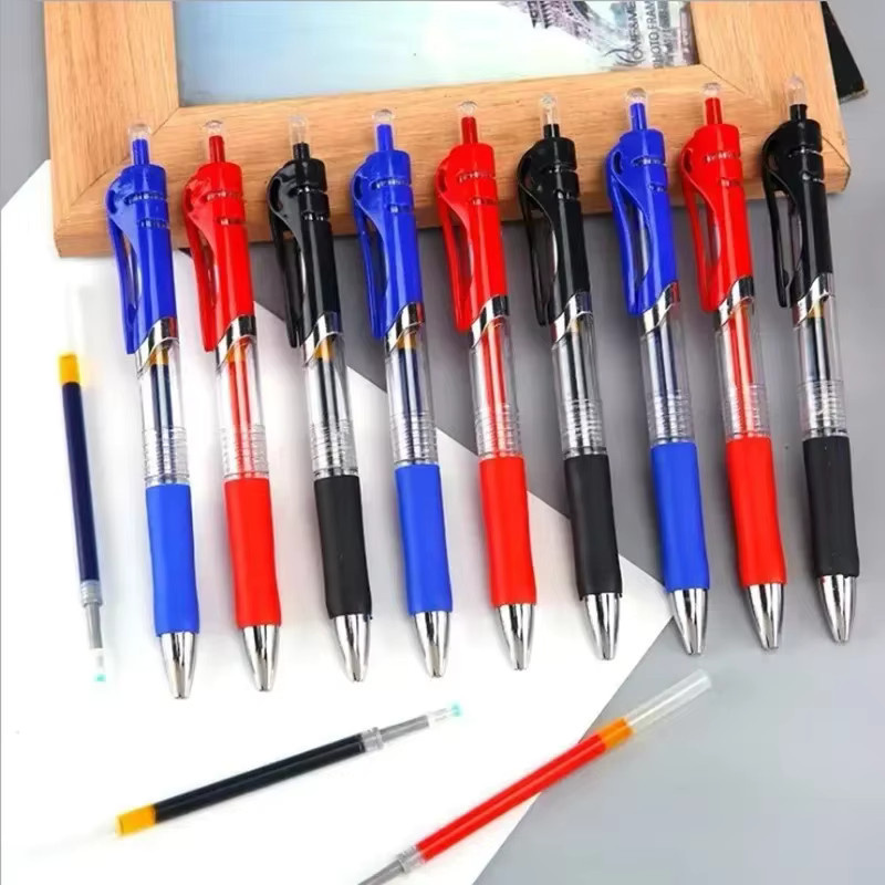 Gel Stift Nachfüllungen Set für Presse Gel Stifte in Blau, Schwarz und Rot für Schule und Büro - Bild 1
