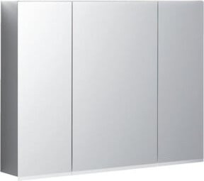 Geberit Spiegelschrank Option Plus in Weiß mit LED-Beleuchtung, 3 Türen, B/H/T: 90 x 70 x 17,2 cm - Bild 1