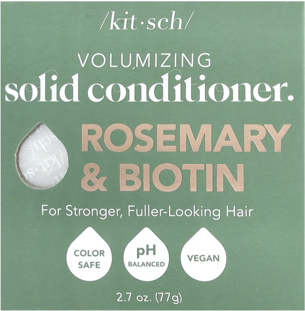 Kitsch Volumenverstärkender fester Conditioner, Rosmarin, Biotin, 77 g - Bild 1