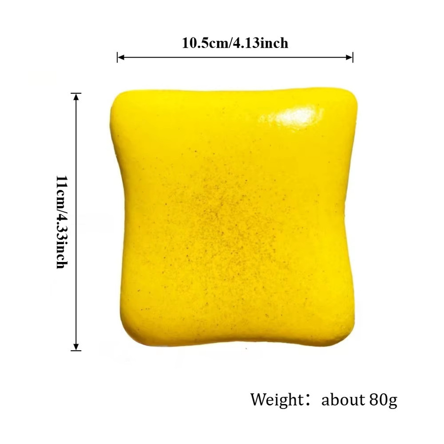 CHUTAI Squishy Butter Toast Bread, SqueezeToy, Stressabbau, Sensorisches Spielzeug - Bild 1
