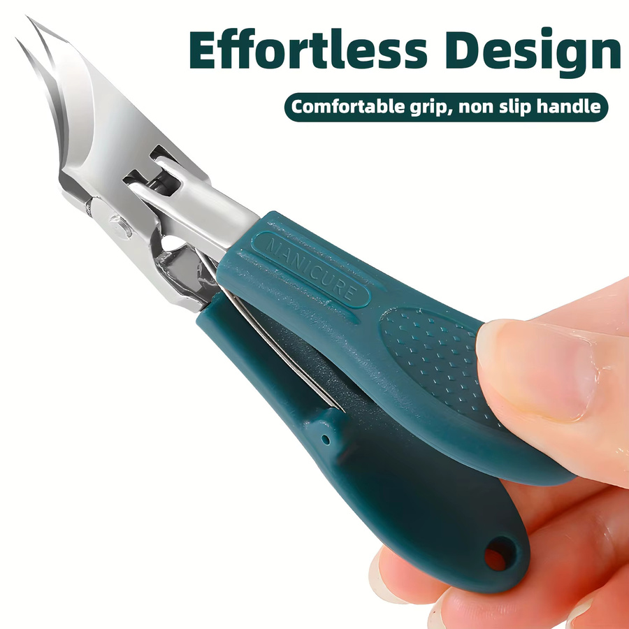 Ouriner Nagelknipser mit Adlerzahn, Edelstahl, 25° abgeschrägte Klinge - Bild 3
