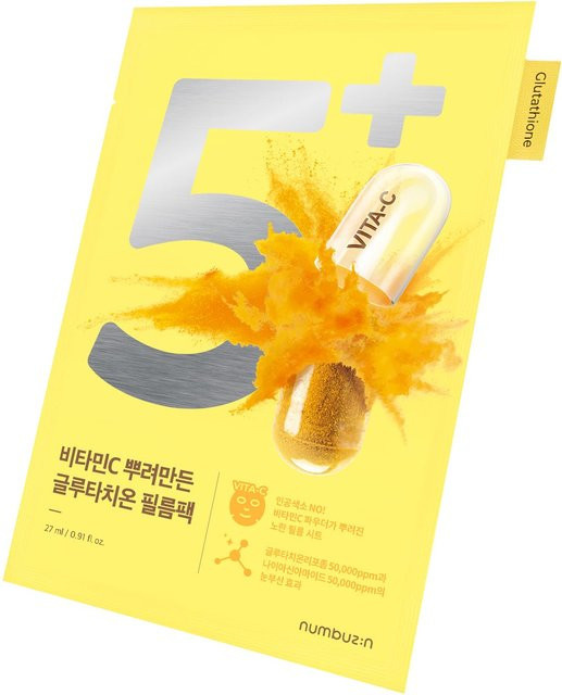 Numbuzin 4-in-1 Tuchmasken-Set, 4 Blatt, Glutathion, NMN - Bild 1