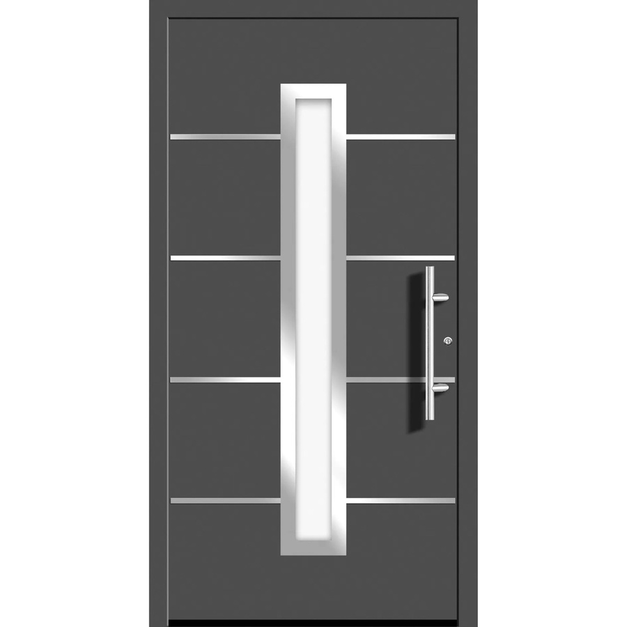 Aluminium-Haustür Splendoor Moderno in Anthrazit Metallic, Anschlag Rechts, B: 110 cm, H: 210 cm - Bild 2