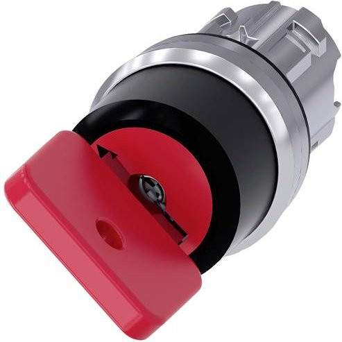 Siemens Schlüsselschalter 3SU1050-4FC01-0AA0 in Rot mit IP66 IP67 IP69/IP69K Schutzart - Bild 1