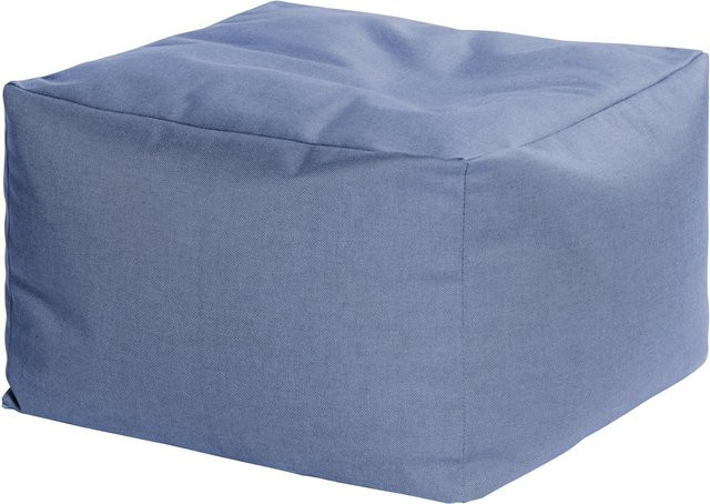 Sitting Point Hocker Outside 150 Outdoor Hocker in Blau mit wasserabweisendem Bezug und abnehmbarem Cover - Bild 1