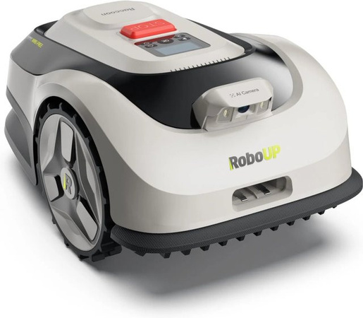 RoboUP Raccoon 2 SE Mähroboter ohne Begrenzungskabel mit Kamera für bis zu 600 qm und systematisches Mähen
