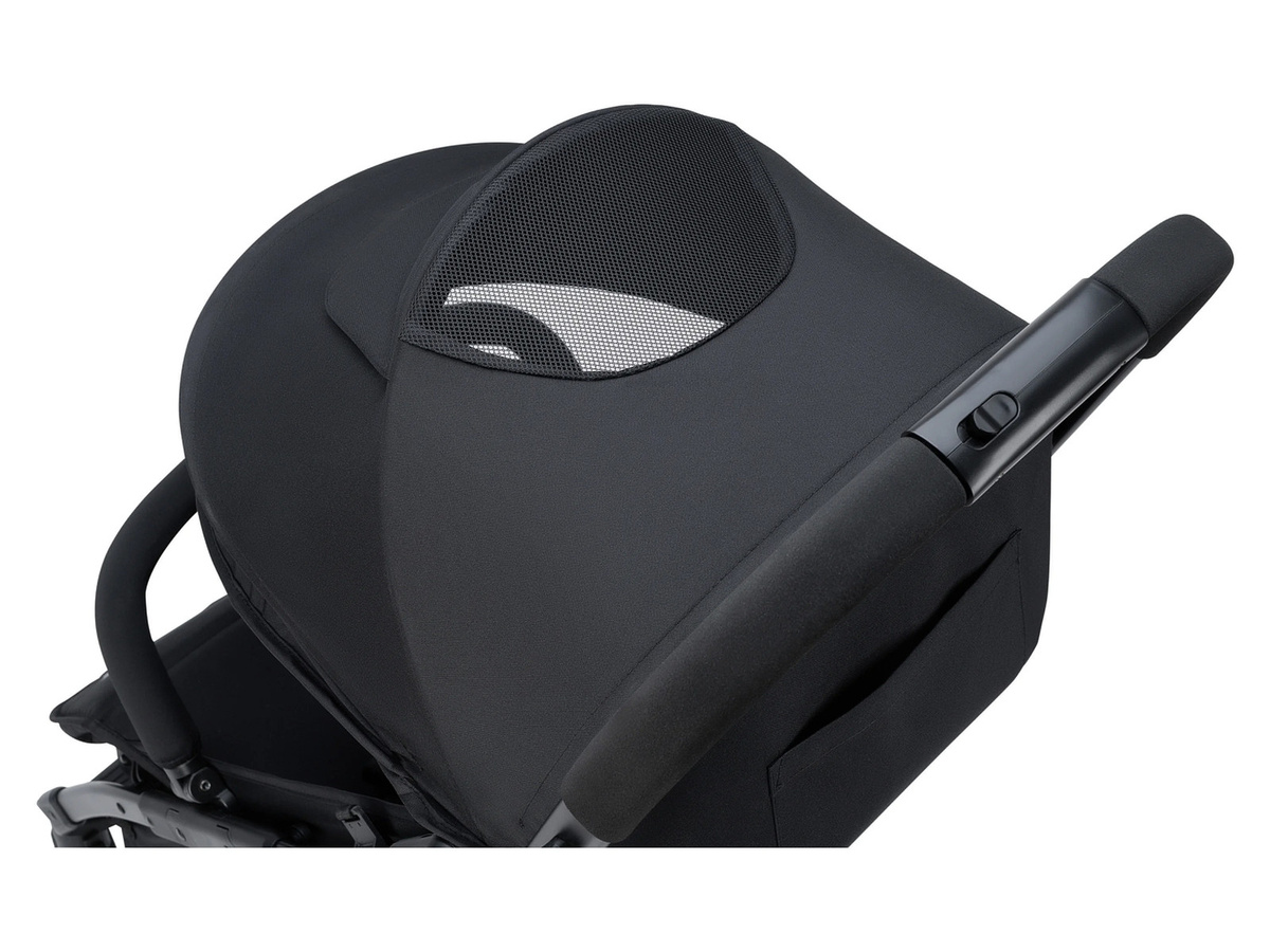 OSANN Kinderwagen AutoFold in Schwarz mit Einhand-Faltfunktion, Federung und Schwenkrädern - Bild 4