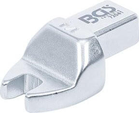 BGS Einsteck-Maulschlüssel 72041 aus Chrom-Vanadium in Silber, 1/4 Zoll mit 9 x 12 mm Aufnahme - Bild 1
