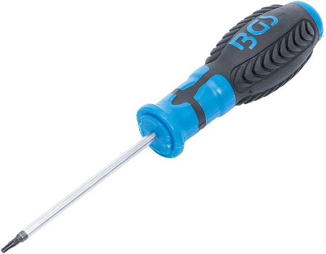 BGS Schraubendreher T-Profil Torx mit Bohrung T8, Klingenlänge: 80 mm - Bild 1