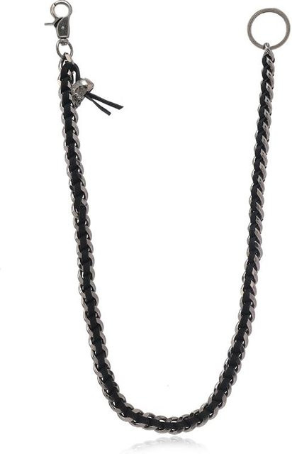 YIRAN Hose Kette, Edelstahl, Schwarz, Herren, Totenkopf - Bild 1
