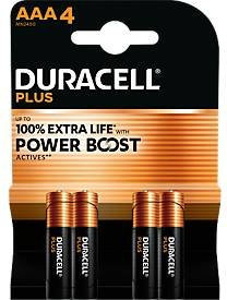 Duracell Plus AAA Batterien Alkali-Mangan 1,5V, 4 Stück - Bild 2