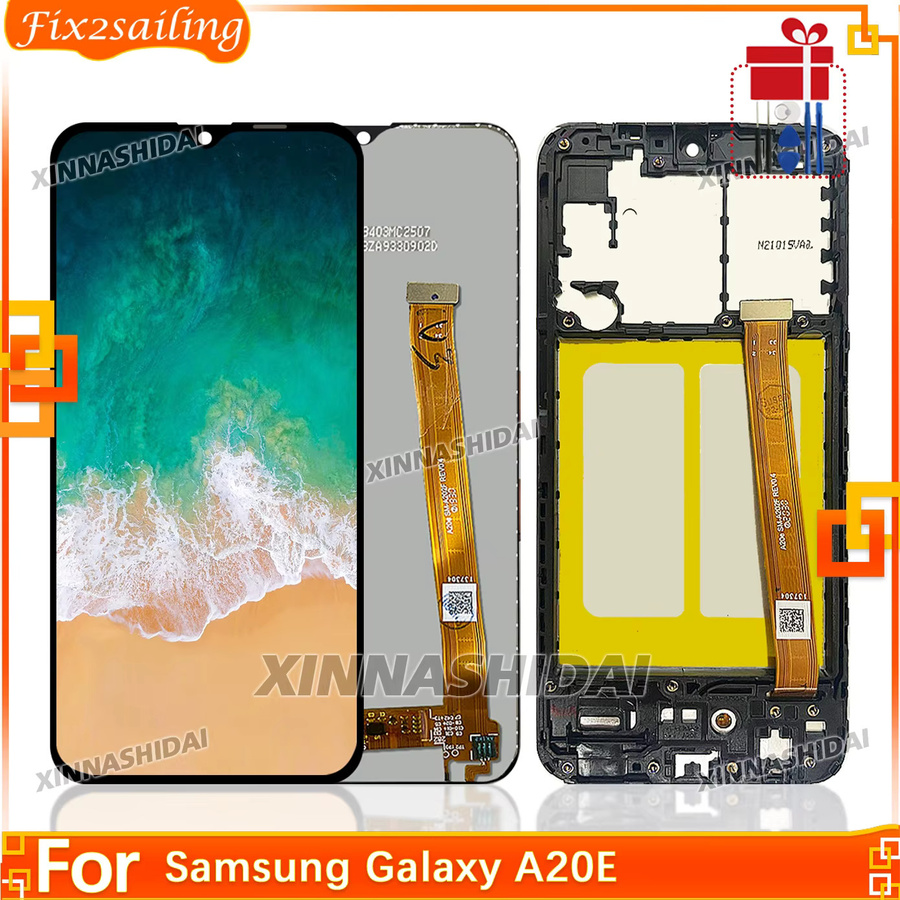 Samsung Galaxy A20E TFT-Bildschirm mit Touchscreen-Digitizer-Baugruppe in Schwarz - Bild 2