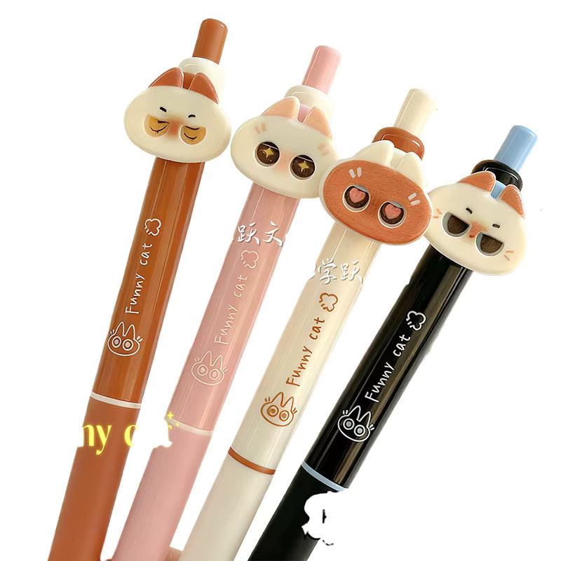 Kawai Wink Little Siam Press Gelstift Schwarz 0,5mm für Schule und Büro - Bild 2