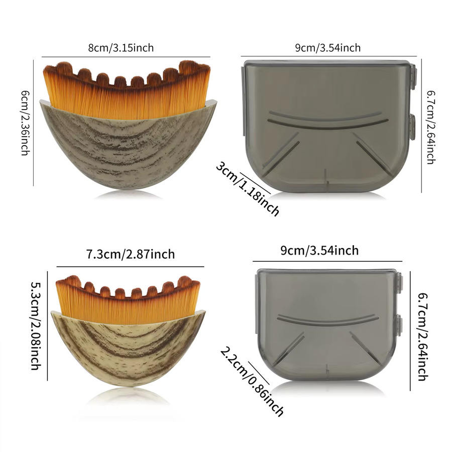 RANCAI Lymphatische Kontur-Gesichtsbürste, Massagegerät für das Gesicht, Unisex - Bild 2