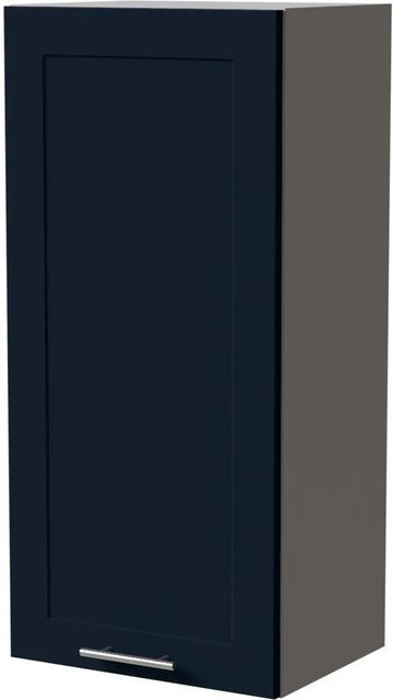 Feldmann-Wohnen Hängeschrank Oslo Küchenschrank in Grau und Indigo Matt mit Soft-Close-Türen, B/T/H: 45 x 32,5 x 96 cm - Bild 1